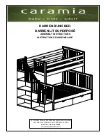 Caramia DARREN BUNK BED Assembly Instructions Manual preview