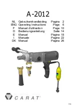 Preview for 1 page of Carat A-2012 Operating Instructions Manual