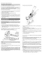 Preview for 14 page of Carat Dustcatch 125 Operating Instructions Manual