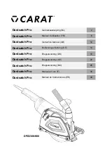 Preview for 1 page of Carat Dustcatch Pro DPZ230NK00 Instruction Manual