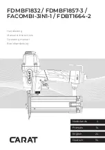 Предварительный просмотр 1 страницы Carat FACOMBI-3IN1-1 Operating Manual