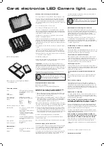 Preview for 2 page of Carat LED-48CL Quick Start Manual