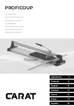 Carat PROFICOUP 103 Operating Manual предпросмотр