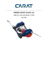 Carat RVZ-500 Operation Manual предпросмотр