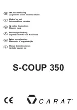 Carat S-COUP 350 Operating Instructions Manual preview