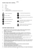 Предварительный просмотр 60 страницы Carat SL-1255 Safety Instructions