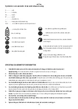 Предварительный просмотр 73 страницы Carat SL-1255 Safety Instructions