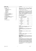 Preview for 3 page of Carat W-3511 Laser Operator'S Manual