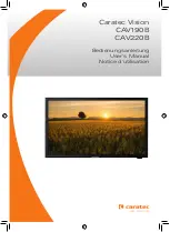 Preview for 1 page of Caratec Vision CAV190B User Manual