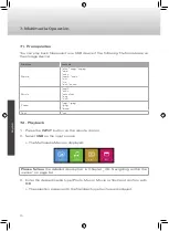 Preview for 70 page of Caratec Vision CAV190B User Manual