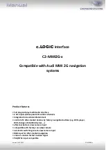 Caraudio-Systems c.LOGiC C2-MMI2G Series Manual preview