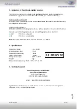 Preview for 5 page of Caraudio-Systems TF-LR15 Manual