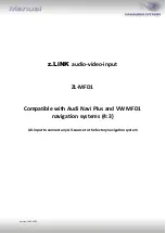 Caraudio-Systems z.LiNK ZL-MFD1 Quick Start Manual предпросмотр