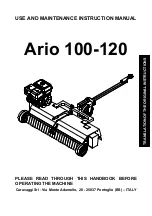 Caravaggi Ario 100 F Use And Maintenance Instruction Manual preview