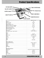 Preview for 2 page of Carba-Tec CTH-110L 1PH Owner'S Manual