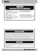 Preview for 5 page of Carba-Tec CTH-110L 1PH Owner'S Manual