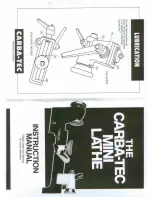 Carba-Tec HM-1A Instruction Manual preview