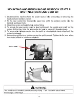 Предварительный просмотр 14 страницы Carbatec CT-25650 Operation Manual And Parts List