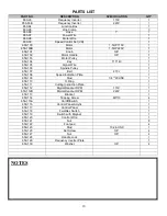 Предварительный просмотр 18 страницы Carbatec CT-25650 Operation Manual And Parts List