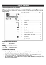 Предварительный просмотр 3 страницы Carbatec WL-B440P Owner'S Manual