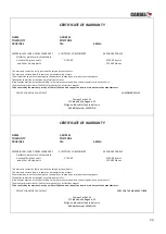 Preview for 25 page of CARBEL T-2 100 Manual For Use And Maintenance