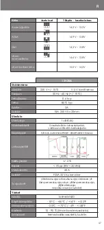 Preview for 47 page of Carbest 800801 Operating And Users Manual