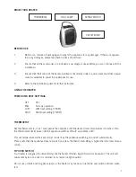 Preview for 5 page of Carbest IVALO User Manual