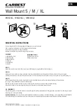 Preview for 2 page of Carbest Wall Mount S Mounting Instructions