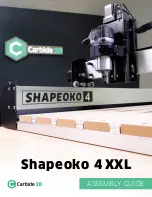 Carbide 3D Shapeoko 4 XXL Assembly Manual preview