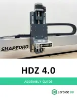 Carbide 3D Shapeoko HDZ 4.0 Assembly Manual preview