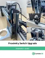 Preview for 1 page of Carbide 3D Shapeoko Proximity Switch Kit Assembly Manual