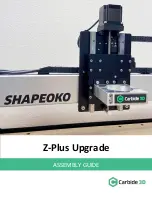 Carbide 3D Shapeoko Z-Plus Assembly Manual предпросмотр