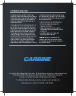 Предварительный просмотр 24 страницы Carbine 55CSR Owner'S Manual