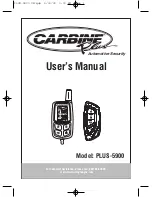 Предварительный просмотр 1 страницы Carbine PLUS-5900 User Manual