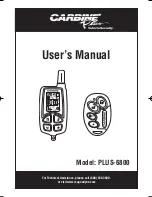 Preview for 1 page of Carbine PLUS-6800 User Manual