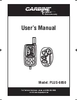 Preview for 1 page of Carbine PLUS-6850 User Manual