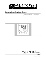 Предварительный просмотр 1 страницы Carbolite 3216 P1 Operating Instructions Manual