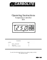 Предварительный просмотр 1 страницы Carbolite R38 Operating Instructions