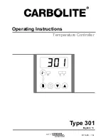 Предварительный просмотр 1 страницы Carbolite Type 301 Operating Instructions Manual