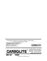 Предварительный просмотр 24 страницы Carbolite Type 301 Operating Instructions Manual