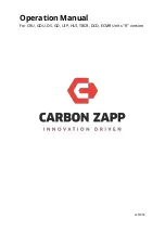 Carbon Zapp CRU.2R Operation Manual preview