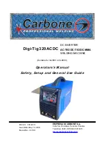 Предварительный просмотр 1 страницы CARBONE Digi-Tig320ACDC Operator'S Manual