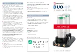 Preview for 1 page of carbonit DUO-HP User Manual