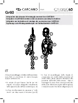 CARCANO CARTEC60 Assembly Instructions preview