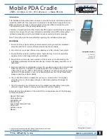 Предварительный просмотр 1 страницы Carcomm CMPC-92 Qtek G100 Installation Manual