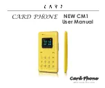 Card Phone cm1 User Manual preview