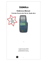 Card System Technologies 510ARcs Reference Manual preview