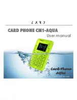 CARD CM1-AQUA User Manual preview