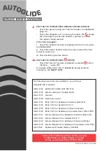 Предварительный просмотр 24 страницы Cardale AUTOGLIDE Instructions For Fitting