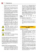 Preview for 18 page of Cardi DP2200 MA-16 Safety And Users Manual